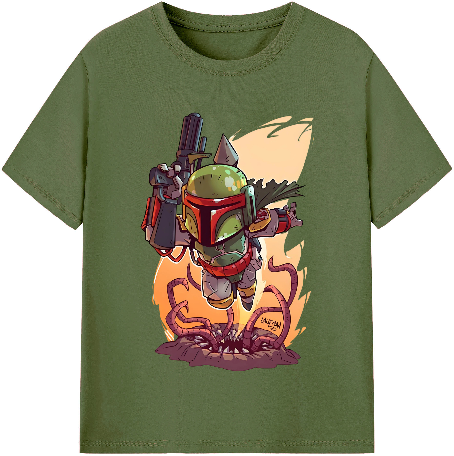 （画像用） スター・ウォーズ Star Wars 綿100％半袖Tシャツ（フロントプリント）